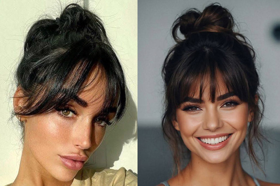 Curtain Bangs Look Seriously Good