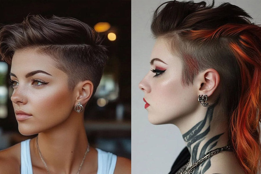 The Edgy World of Women's Undercut Hairstyles